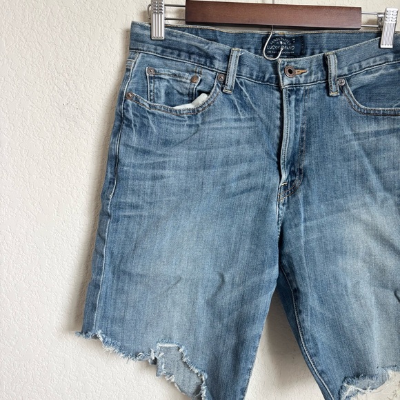 Lucky Brand Womens 363 Vintage Straight Denim Shorts Size 30 Cut Off Summer - Picture 2 of 12